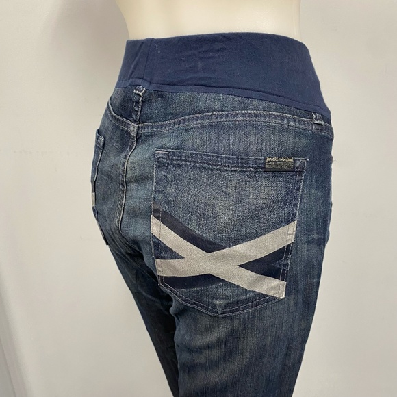 7 For All Mankind Maternity Jeans A Pea in the Pod - Picture 1 of 7